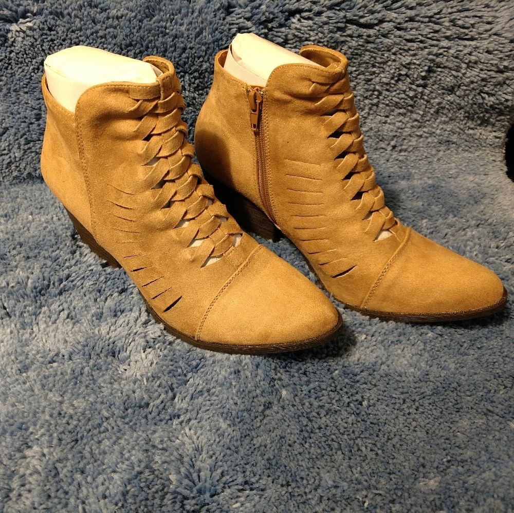 Western Heel & Toe Abree Booties by COCNUTS